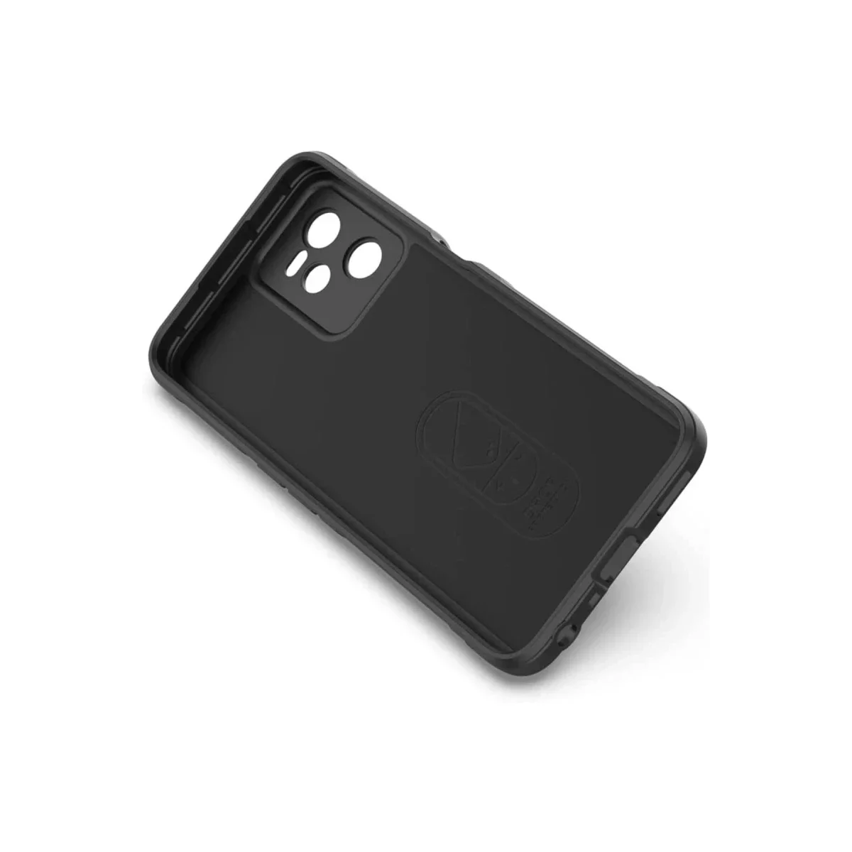 Realme C35 Kılıf Optimum Silikon - Siyah görsel 4