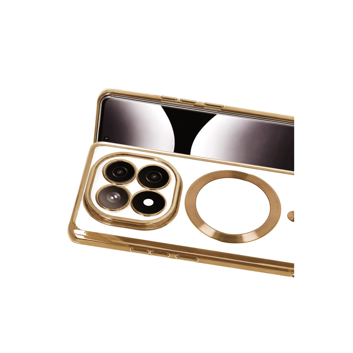 Xiaomi Redmi Note 15 4G Kross Magneticsafe Kapak - Gold görsel 2