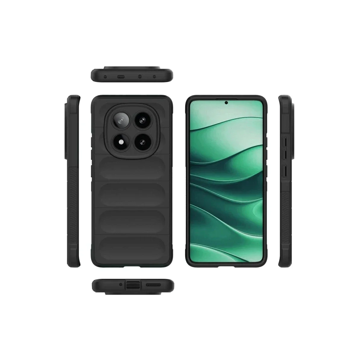 Xiaomi Redmi Note 14 Pro 4G Kılıf Optimum Silikon - Lacivert görsel 4