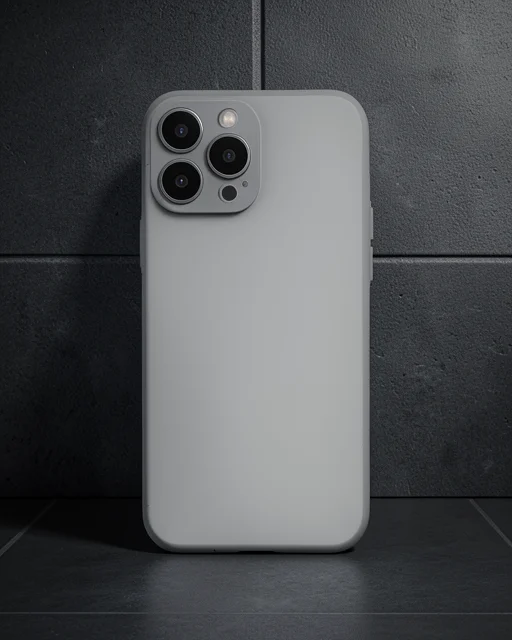 Apple İphone 13 Pro Max Kılıf Montreal Silikon Kapak - Gri