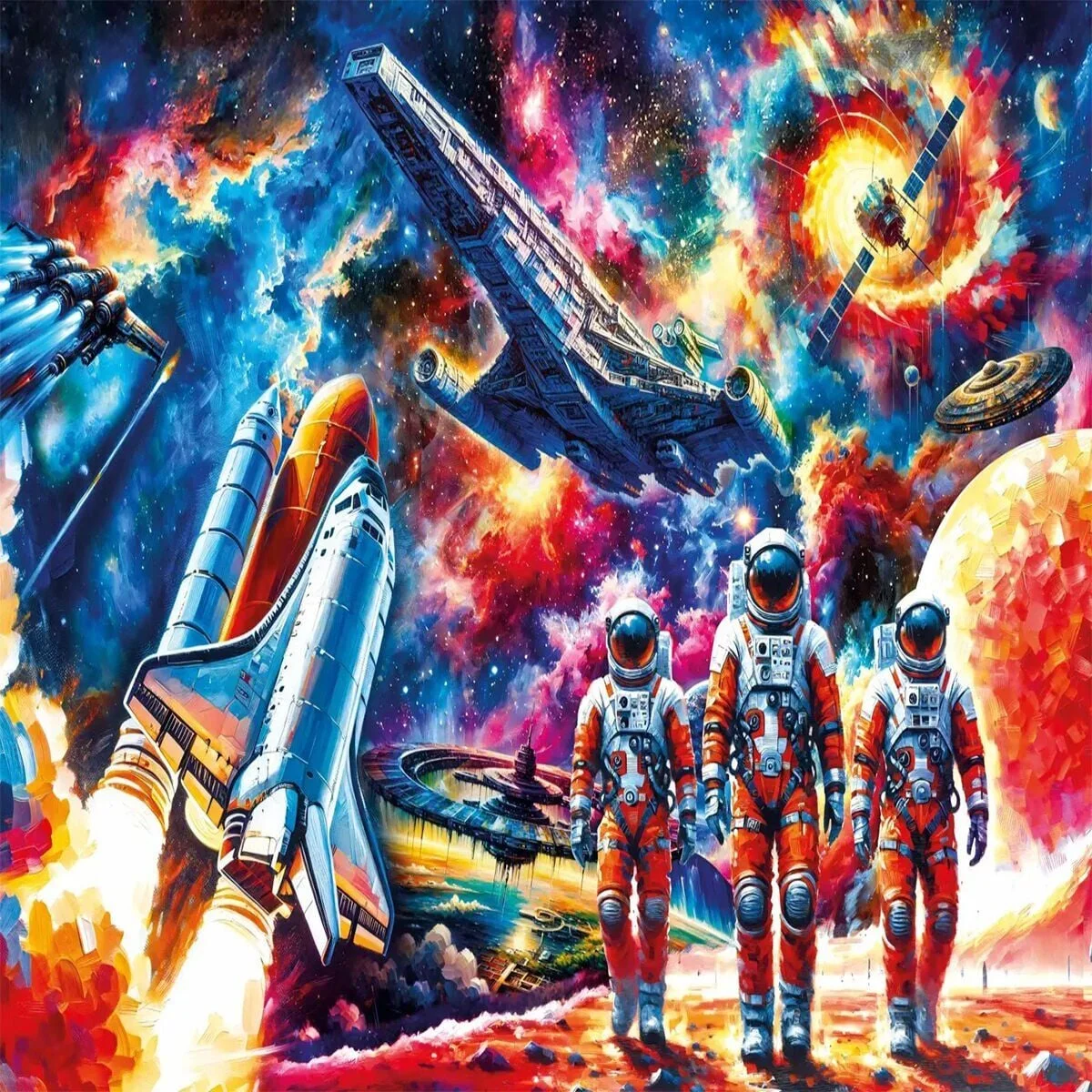 31506 Magıcal Cosmos 100 Parça Puzzle görsel 2