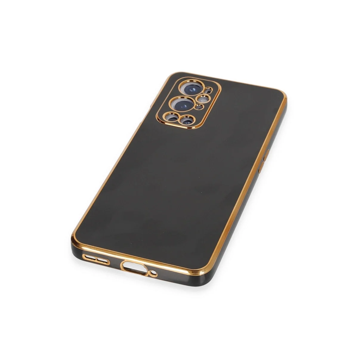 One Plus 9 Pro Kılıf Volet Silikon - Siyah görsel 4