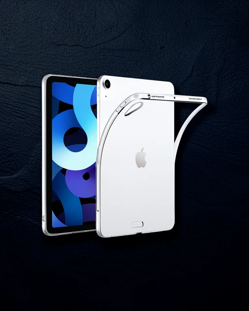 Apple İpad Air 5 (2022) Kılıf Tablet Şeffaf Silikon