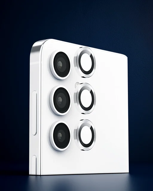 Samsung Galaxy S25 Raze Metal Kamera Lens - Gümüş