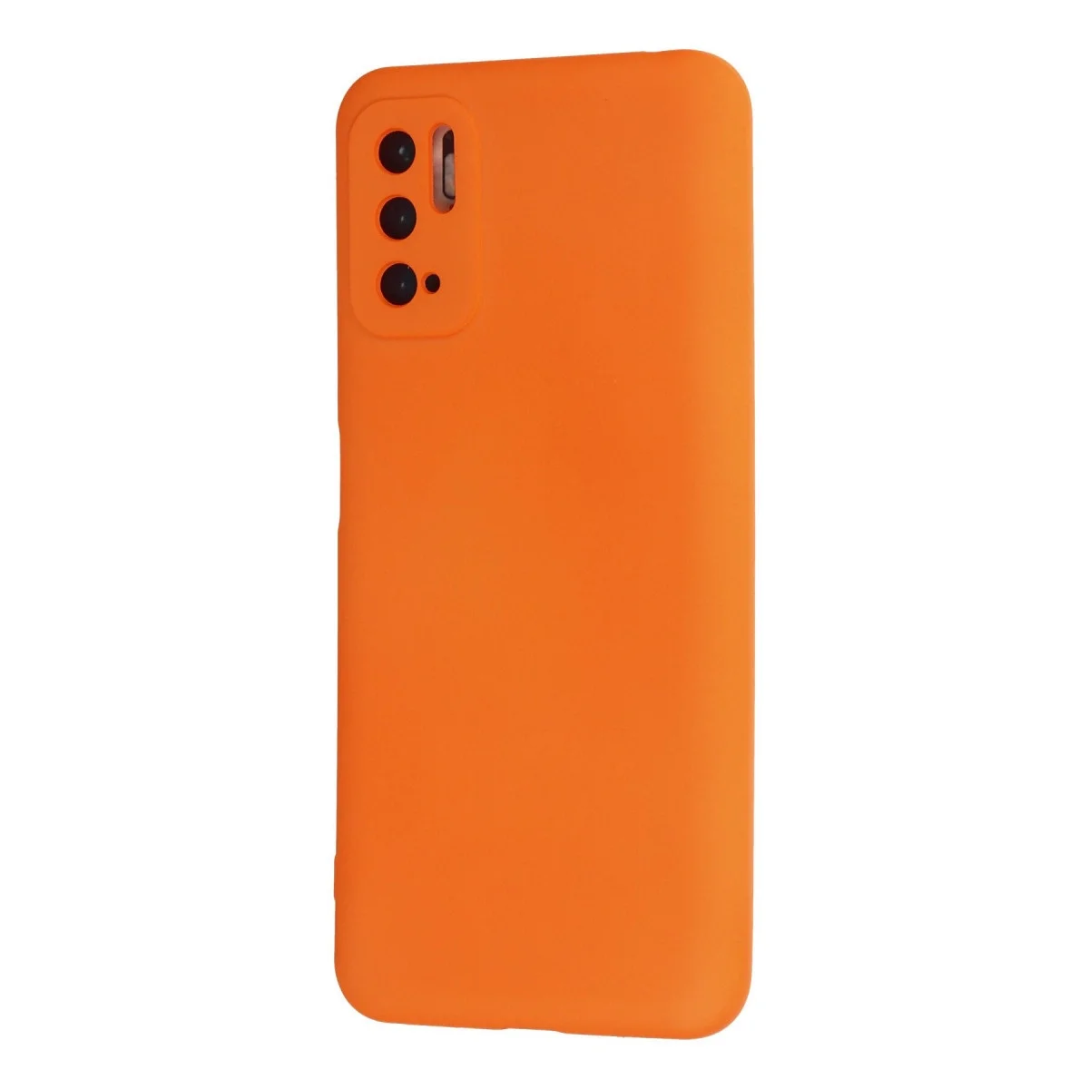 Xiaomi Redmi Note 10 5g Kılıf Nano İçi Kadife Silikon - Turuncu görsel 2