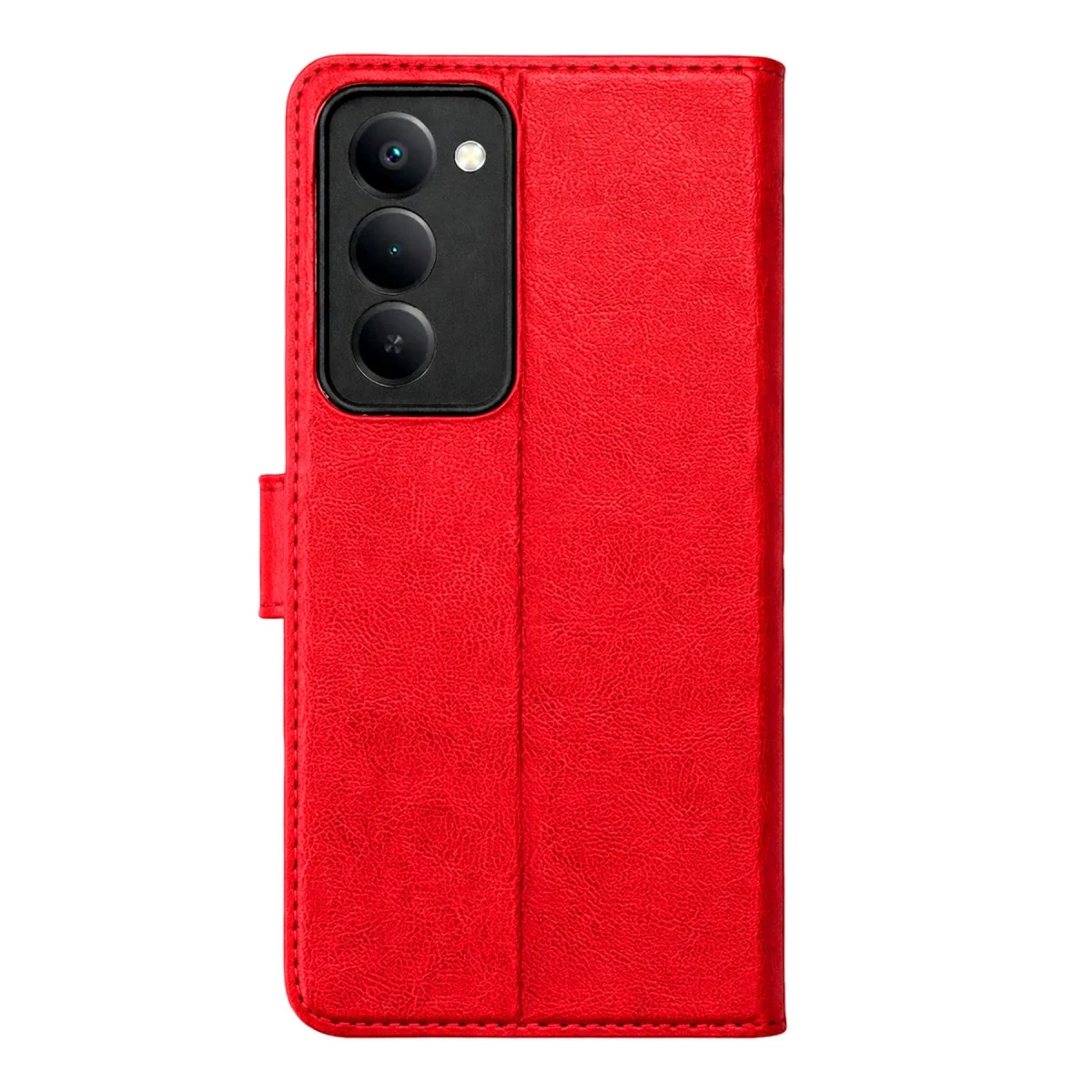 Xiao Red 15 5g Trend S Plus Kapaklı Kılıf - Kırmızı görsel 2