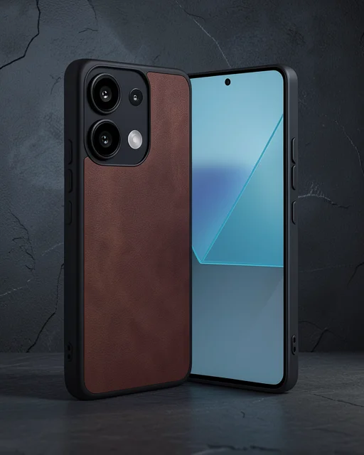 Xiaomi Redmi Note 13 4g Kılıf Aras Deri Kapak - Taba