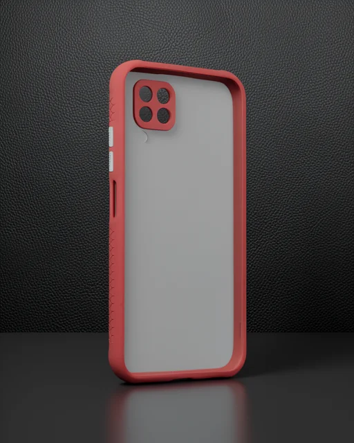 Huawei P40 Lite Kılıf Miami Şeffaf Silikon - Fuşya