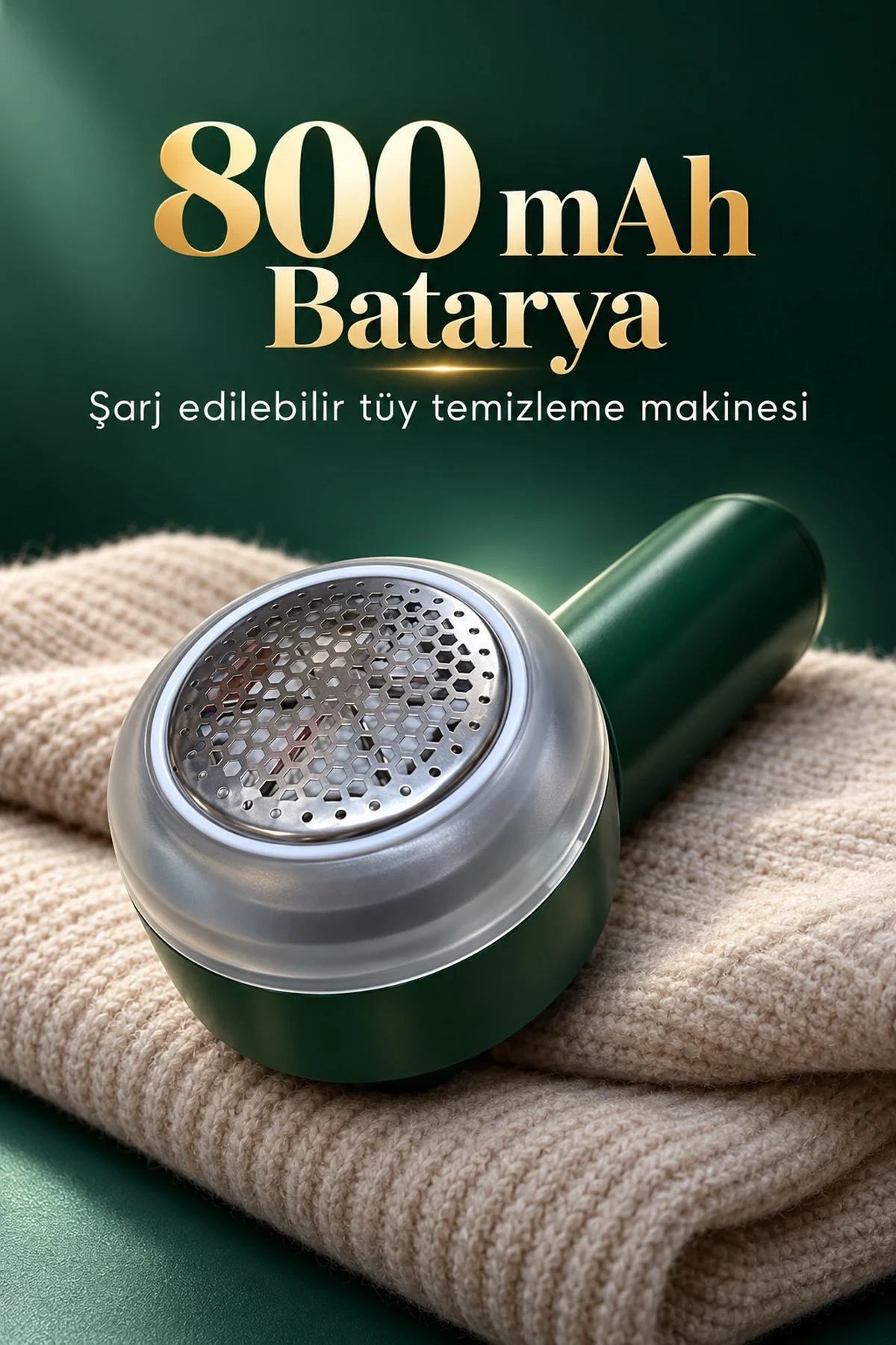 Şarjlı Tüy Temizleme Makinesi 800 mAh Bataryalı