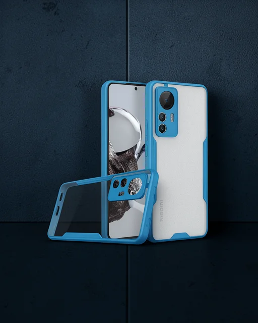 Xiaomi Mi 12t Kılıf Platin Silikon - Mavi