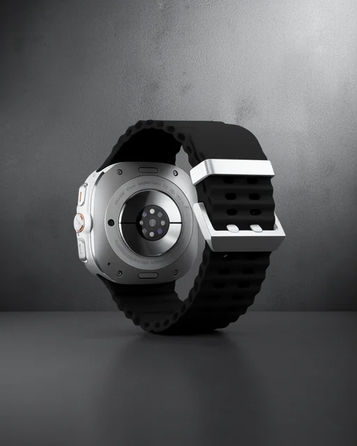 Watch 7 Ultra Kr417 Rug Silikon Kordon - Siyah