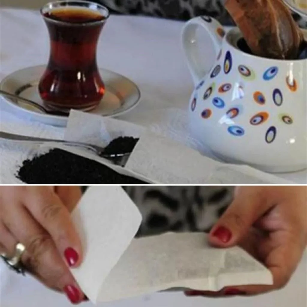 26 Adet Pratik Kullan At Çay,Bitki Çayı,Filtre Kahve Demleme Poşeti Süzgeci görsel 4
