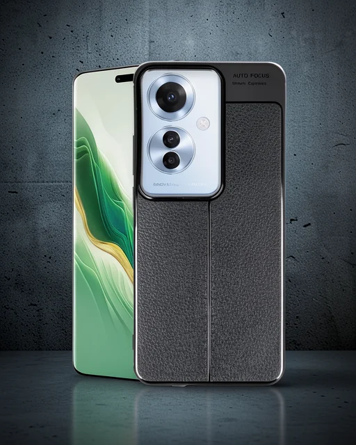 Oppo Reno 11f Kılıf Auto Focus Kapak - Siyah
