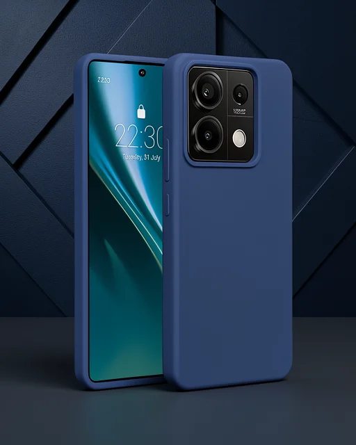 Xiaomi Redmi Note 13 Pro 4g Kılıf First Silikon - Lacivert