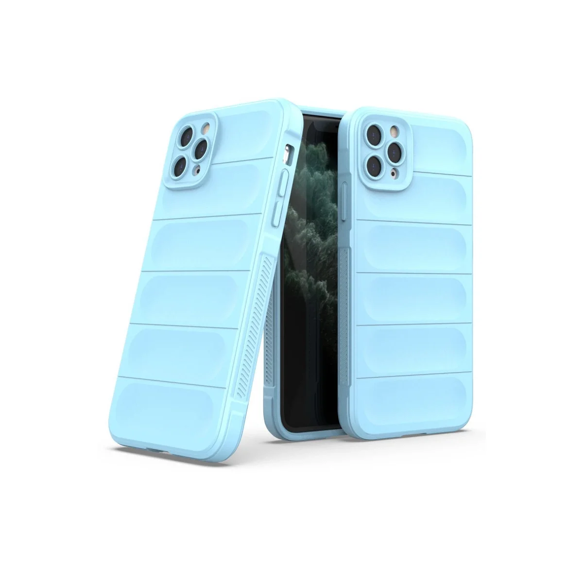 Apple İphone 11 Pro Max Kılıf Optimum Silikon - Sky Blue görsel 2
