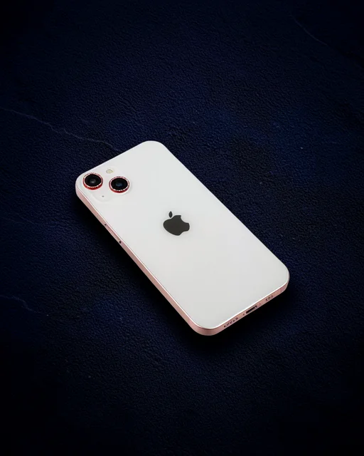 Apple İphone 14 Diamond Kamera Lens - Kırmızı