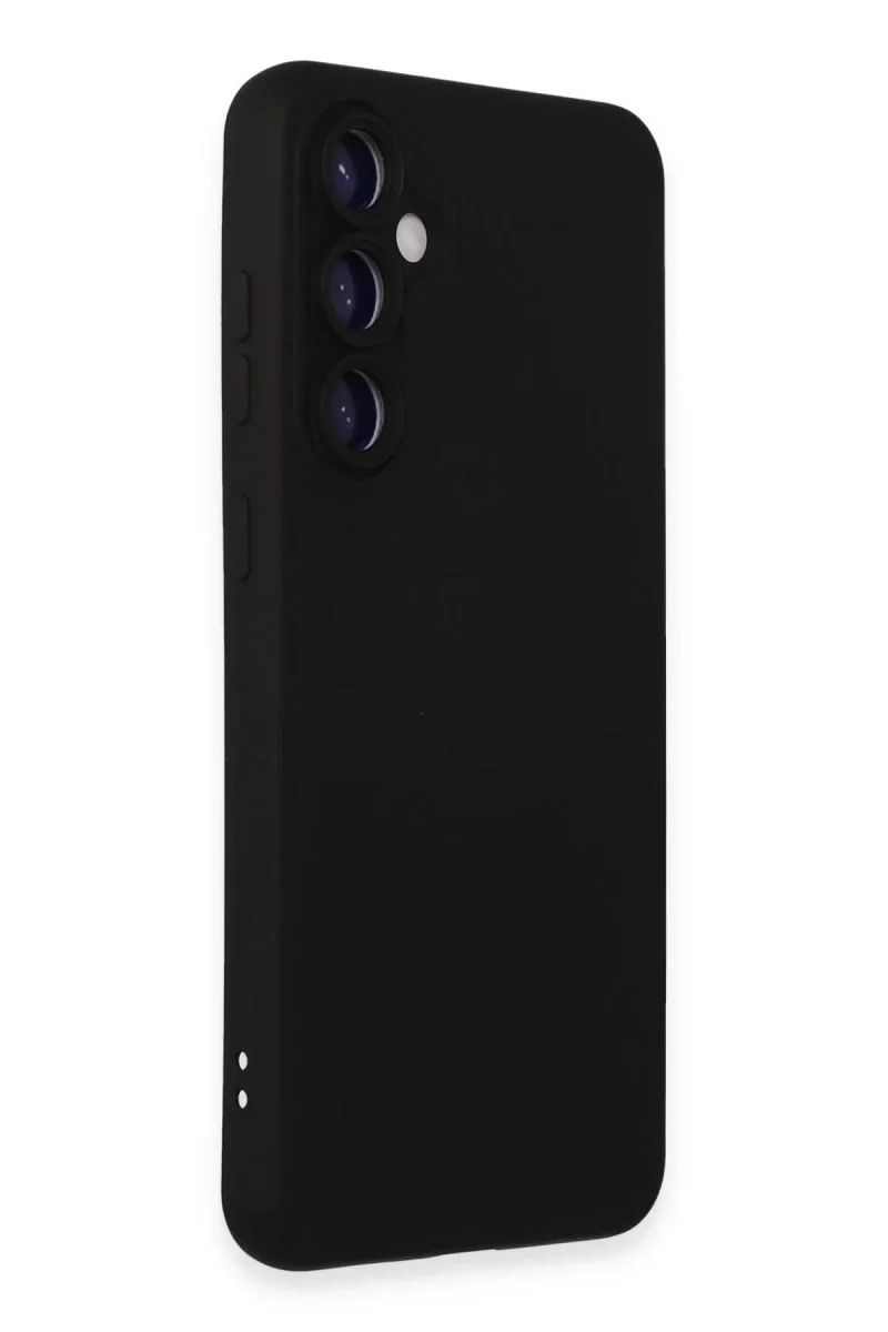 Samsung Galaxy S23 FE Kılıf Nano içi Kadife Silikon - Siyah görsel 2