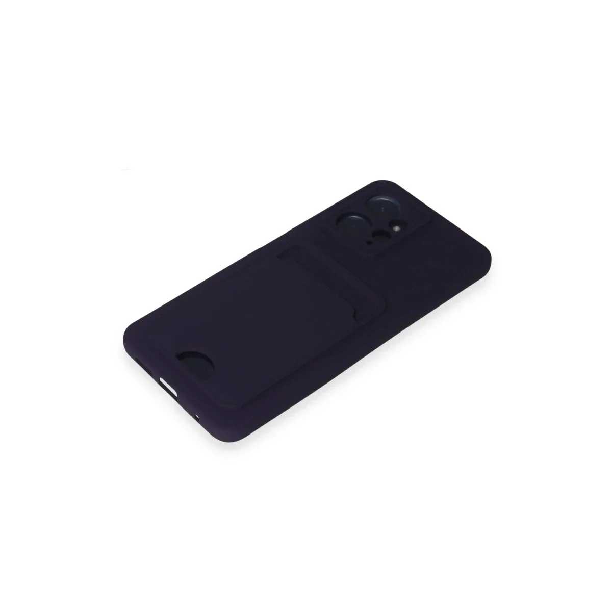 Xiaomi Redmi Note 12 4G Kılıf Kelvin Kartvizitli Silikon - Derin Mor görsel 4