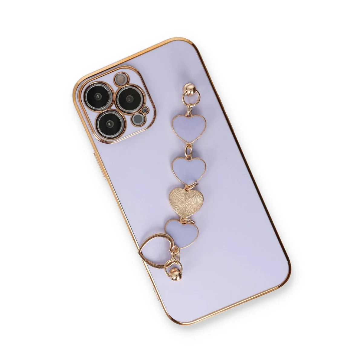 Apple İphone 14 Pro Max Kılıf Esila Silikon - Lila görsel 3