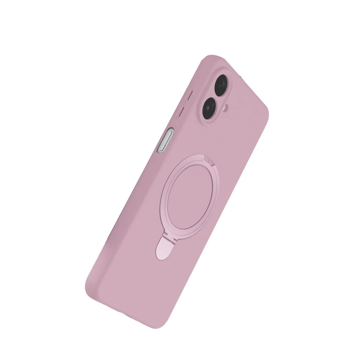 Samsung Galaxy A07 4g Regal Magsafe Standlı Kapak - Açık Pembe görsel 3
