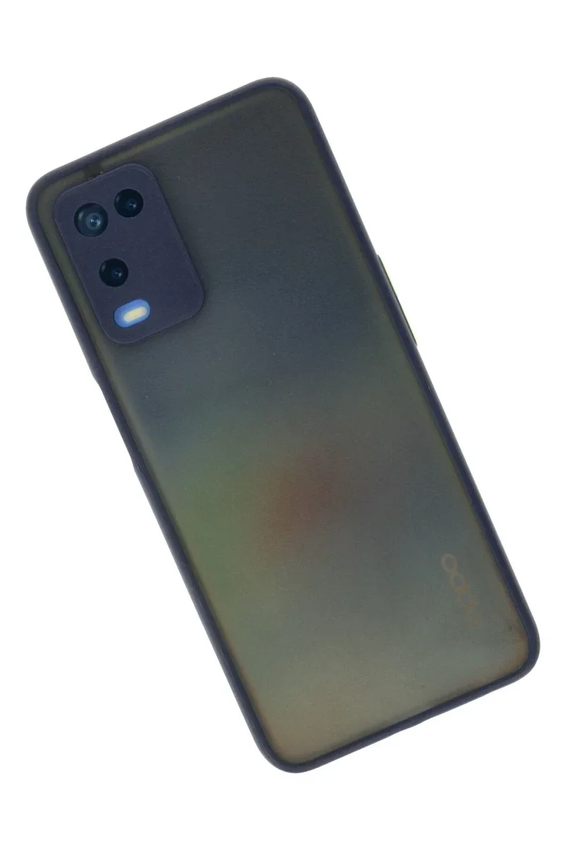 Oppo A54 4G Kılıf Montreal Silikon Kapak - Lacivert görsel 2