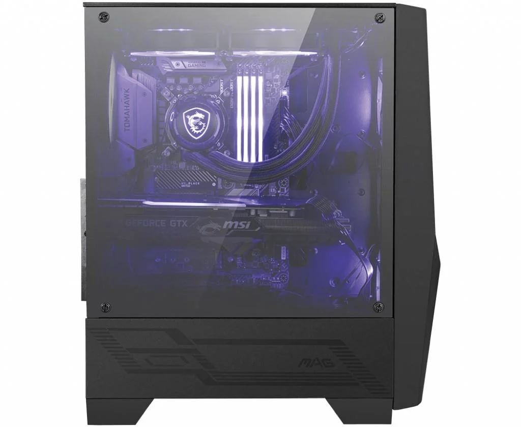 Mag Forge 100M Temperlı Cam 2X120MM 1X120MM Argb Fan Psu Yok Gamıng Siyah Kasa görsel 2