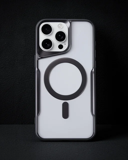 Apple İphone 14 Pro Kılıf Boyi Magsafe Silikon Kapak - Siyah