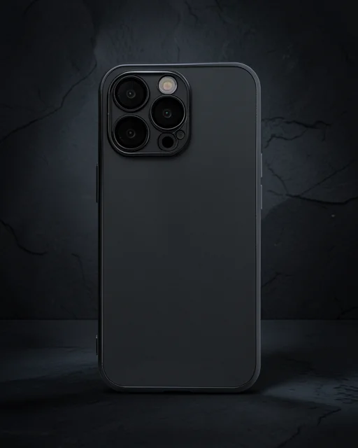 Apple İphone 14 Pro Max Kılıf Razer Lensli Silikon - Siyah