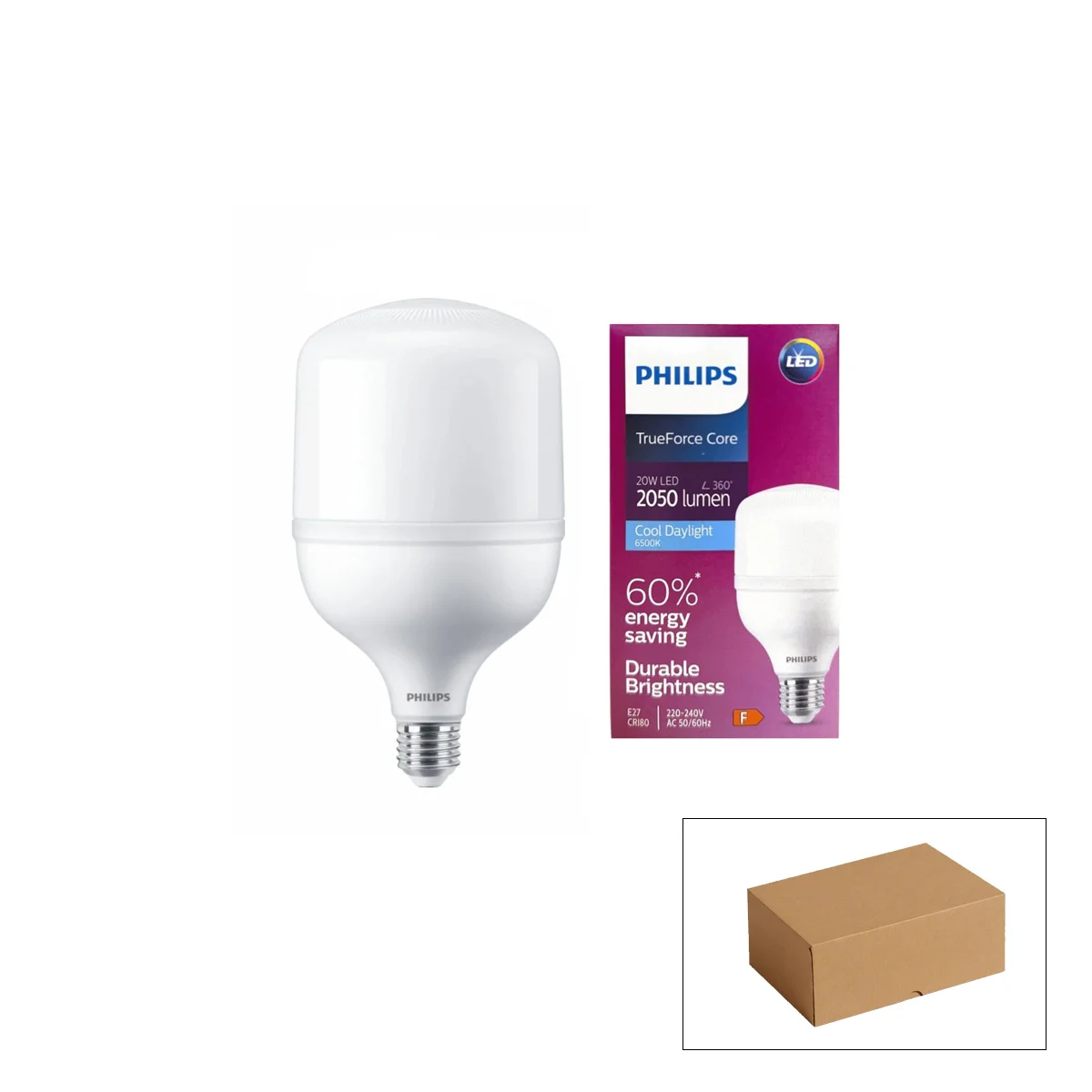 20W 6500K E27 Mini Torch LED Ampul 2050 Lumen görsel 2