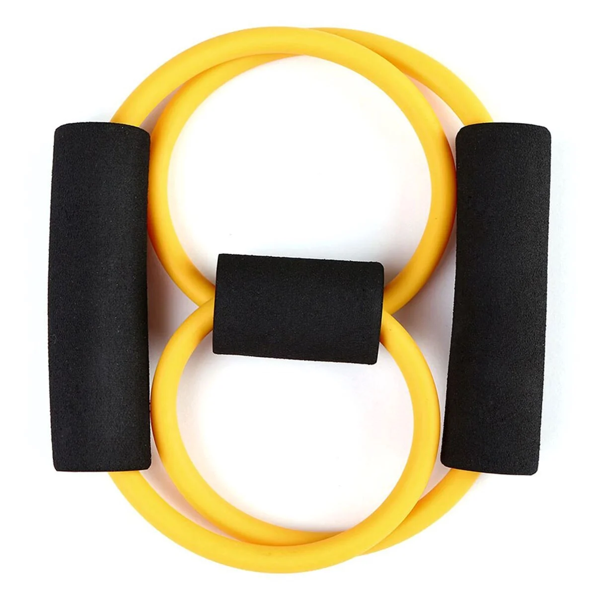 8 Şeklinde Direnç Bandı Yoga Plates Ve Vücut Geliştirme Egzersiz Bandı görsel 4