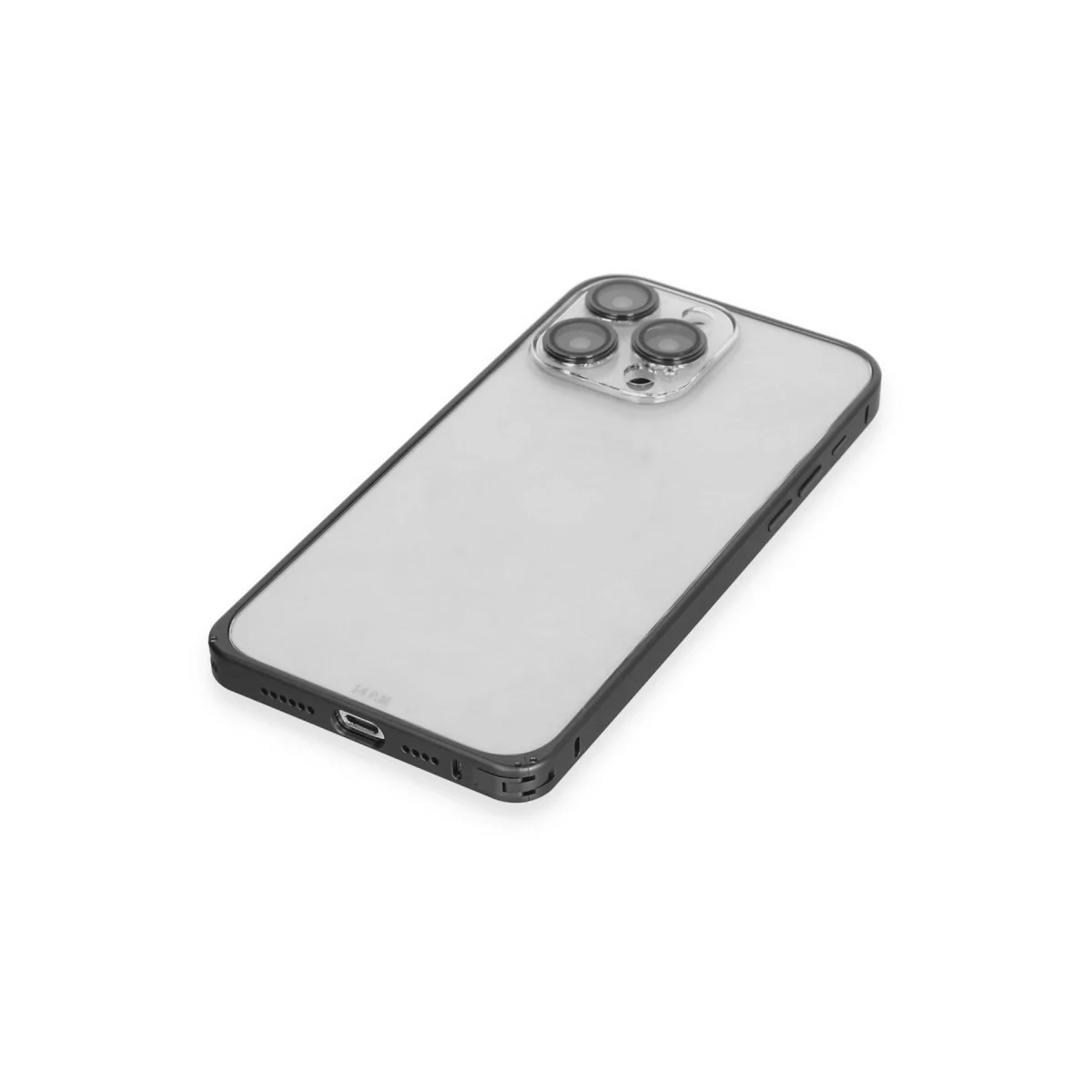 Joko Apple İphone 15 Pro Metal Bumper Mat Kapak - Siyah görsel 5
