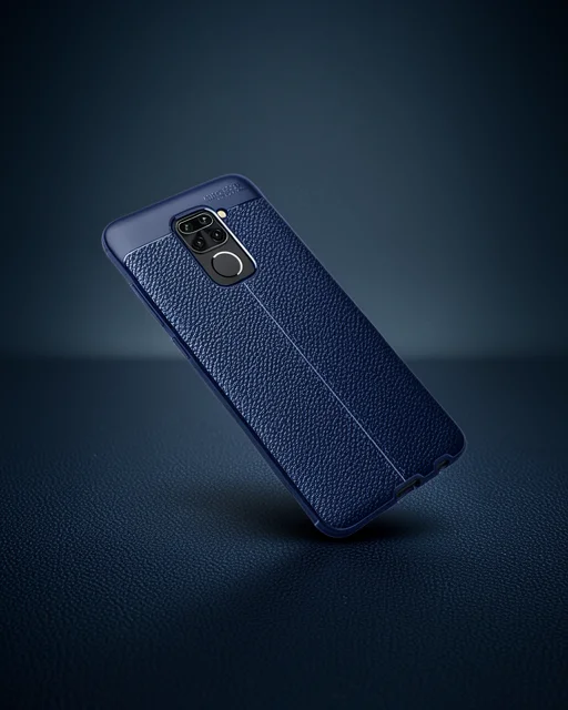 Xiaomi Redmi Note 9 Kılıf Auto Focus Kapak - Lacivert