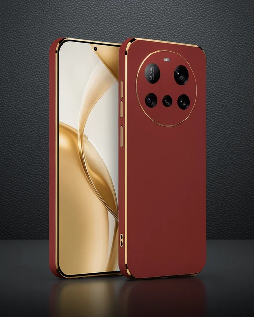 Xiaomi Mi 15 Ultra Kılıf Volet Silikon - Kırmızı