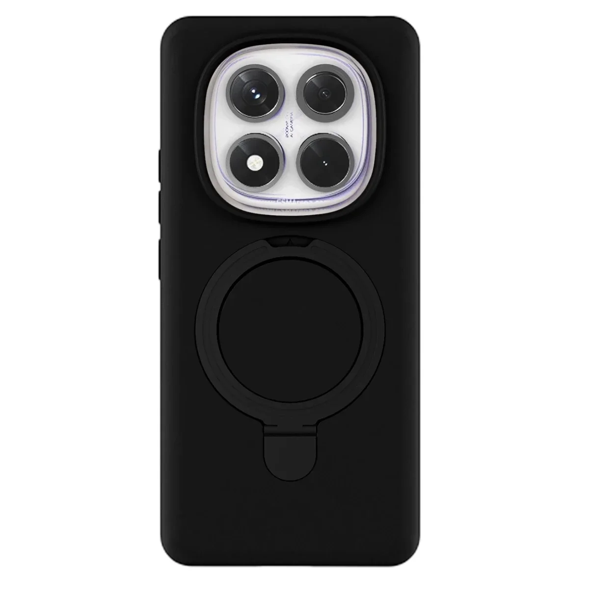 Xiaomi Redmi Note 14 Pro 4G Regal Magsafe Standlı Kapak - Siyah görsel 3