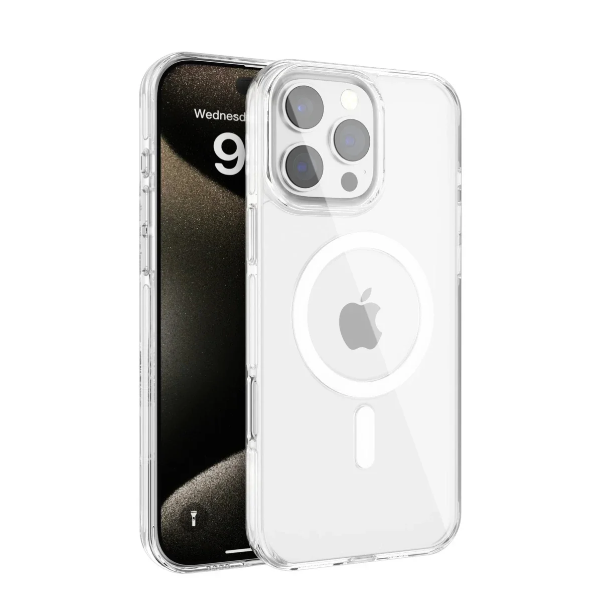 Joko Apple iPhone 16 Pro Max Gleam PC Sert Magsafe Kılıf - Şeffaf
