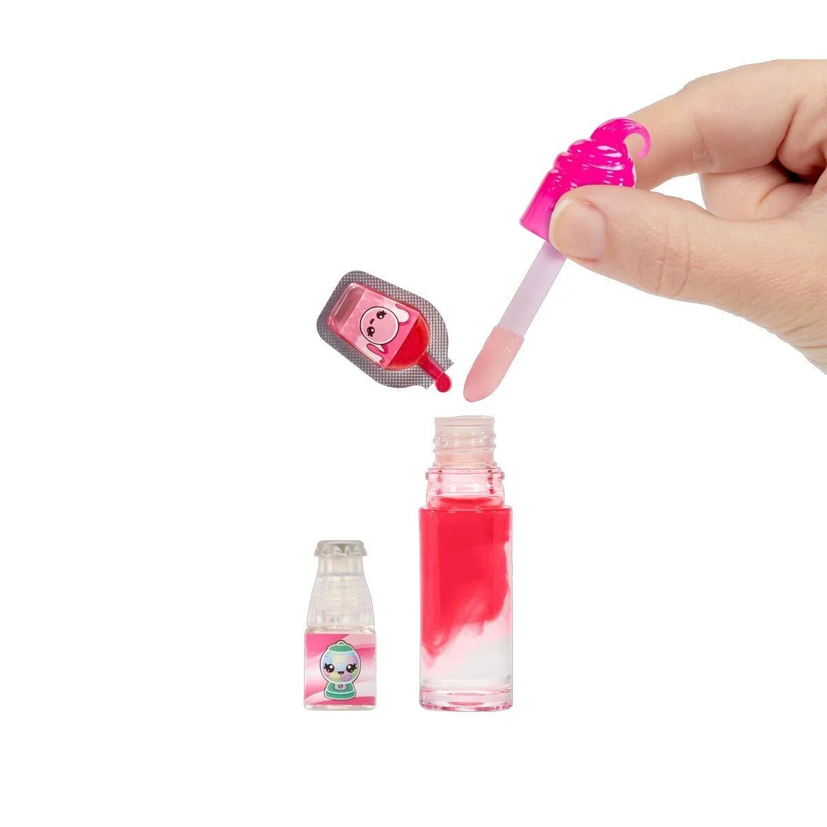 120711 Yumland Bianca Bubblegum Bebeği ve Dudak Parlatıcısı görsel 3