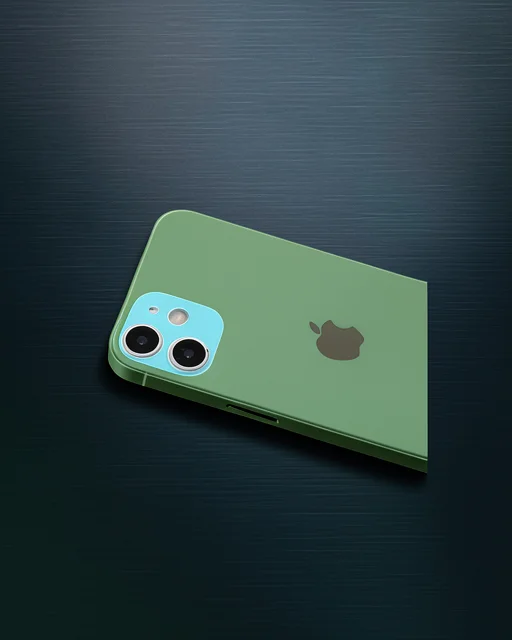 Apple İphone 12 Rainbow Kamera Lens Koruma Cam - Yeşil