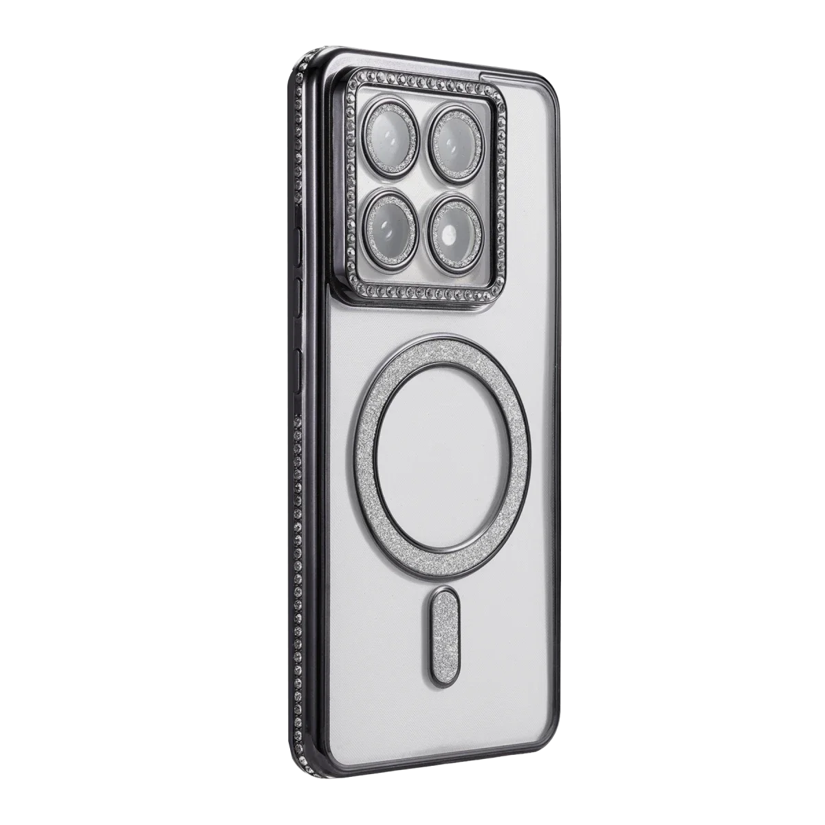 Xiaomi Mi 14T Pro Joke Simli Magneticsafe Kılıf - Siyah görsel 3