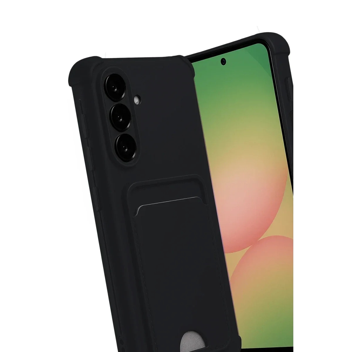 Samsung Galaxy A17 5G Kelvin Kartvizitli Silikon - Siyah görsel 3