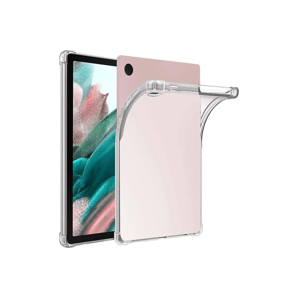 Samsung Galaxy Tab A9 Plus Kılıf Anti Shock Tablet Silikon - Şeffaf