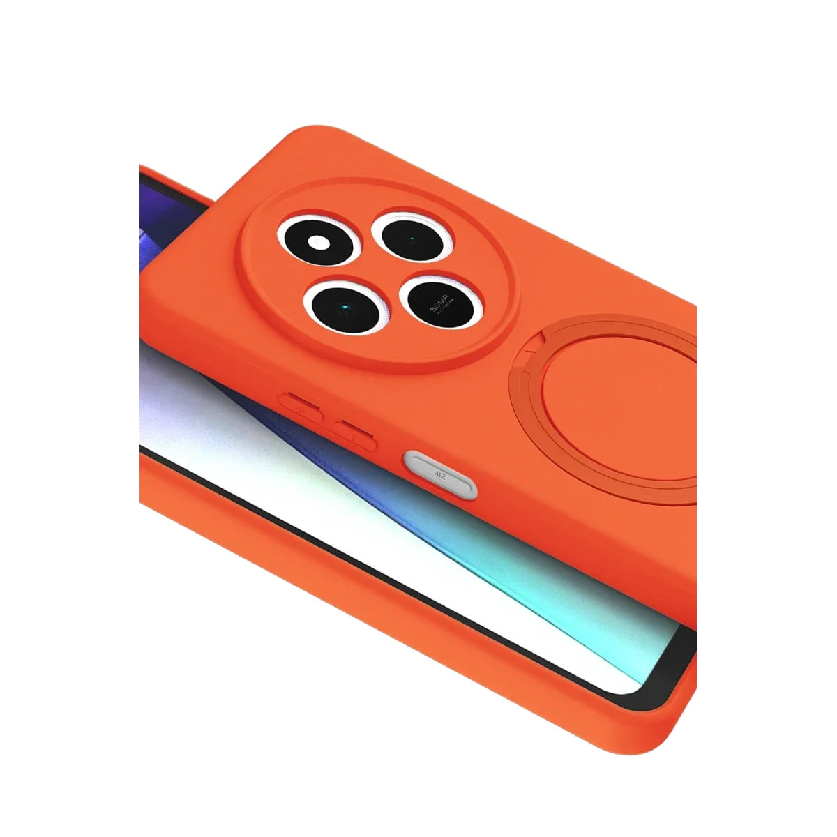 Xiaomi Redmi 14C Regal Magsafe Standlı Kapak - Turuncu görsel 3