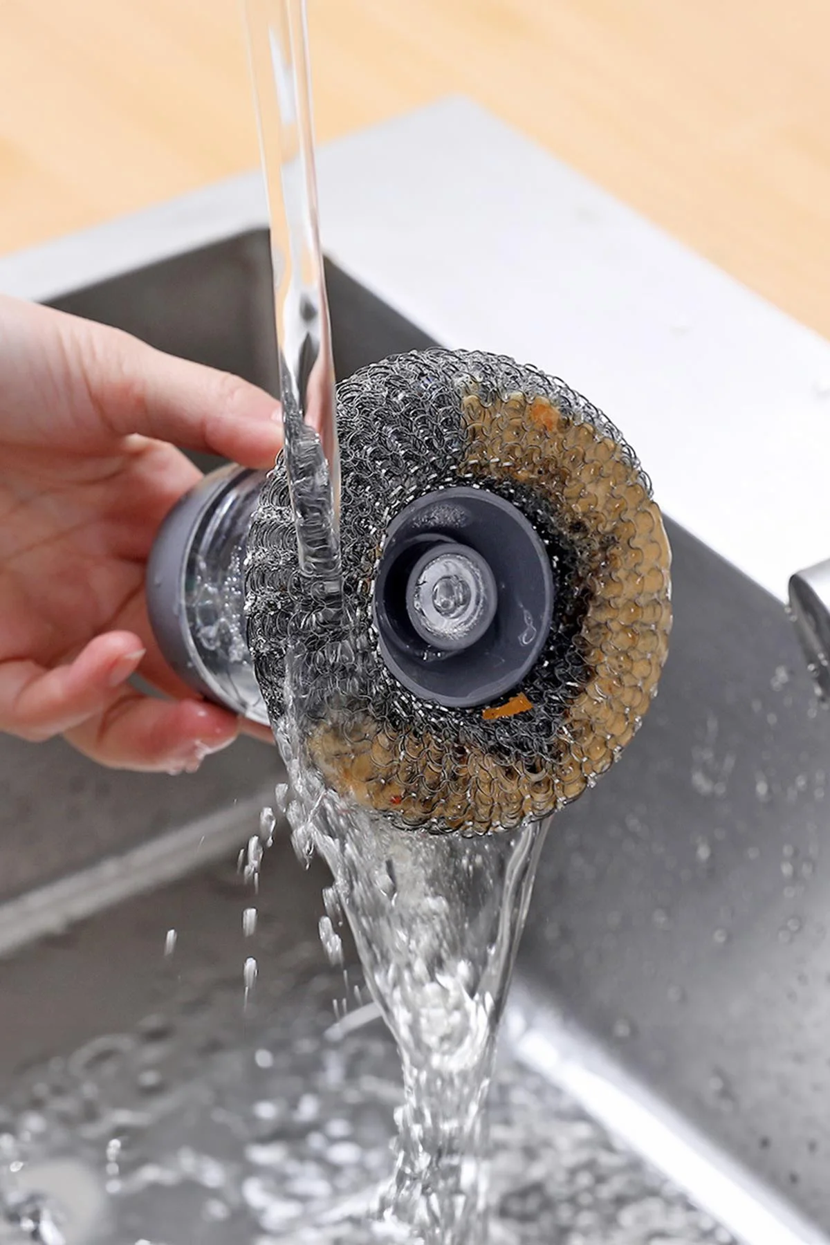 Hazneli Plastik Bulaşık Teli görsel 3