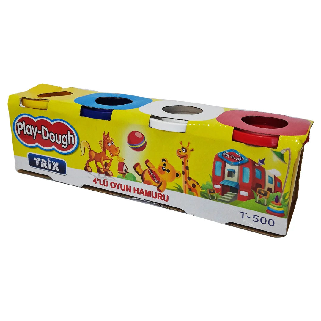 Büyük 4 Parça Oyun Hamuru