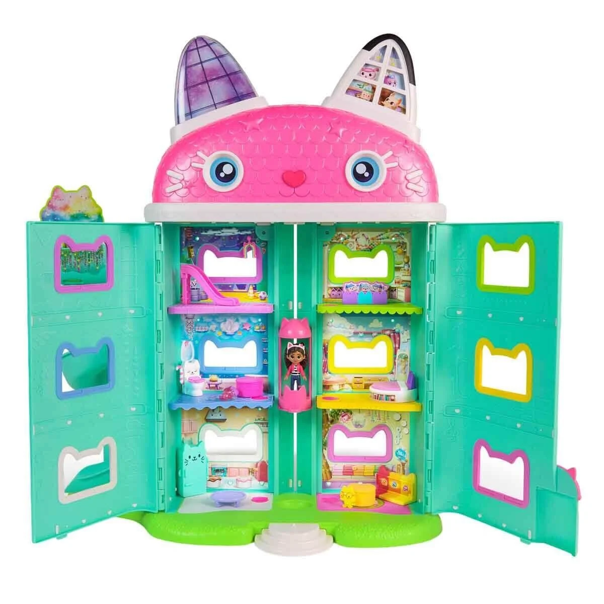S00008891 Sun-spm-figür Oyun Set Gabby S Dollhouse Deluxe Bebk Evi Ses Işık Gabb görsel 6