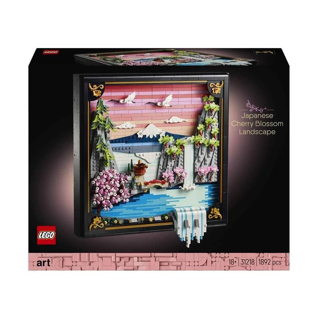 31218 Lego Art Japon Kiraz Çiçeği Manzarası 1892 parça +18 yaş görsel 6