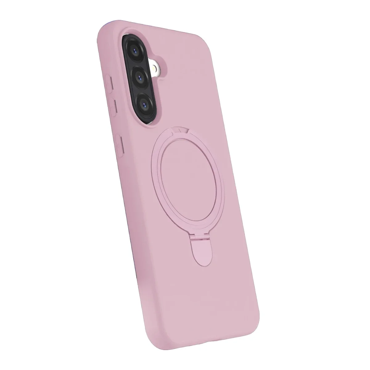 Samsung Galaxy A56 Regal Magsafe Standlı Kapak - Açık Pembe görsel 3