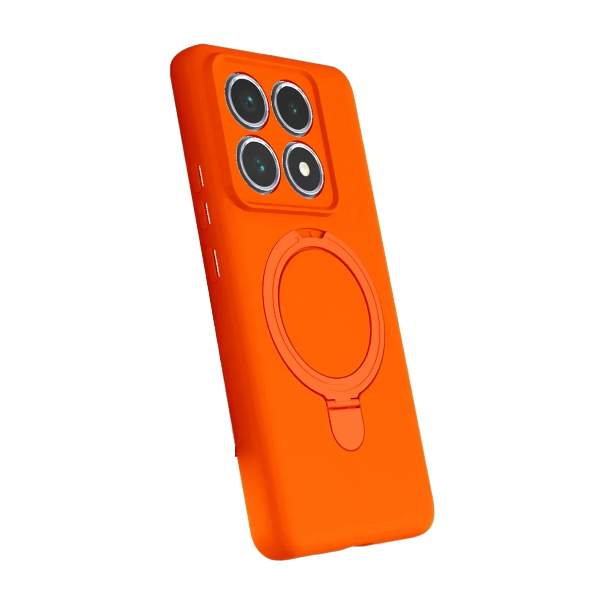 Xiaomi Mi 14T Pro Regal Magsafe Standlı Kapak - Turuncu görsel 2