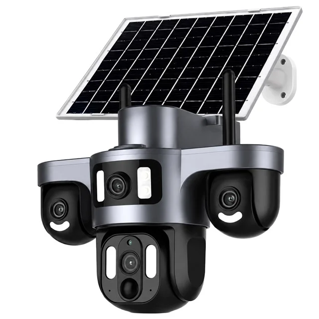 Canavis CA-15002 4G SIM Kartlı Solar PTZ Dış Mekan IP66 Güvenlik Kamerası + Çift Antenli Akıllı AI Takip