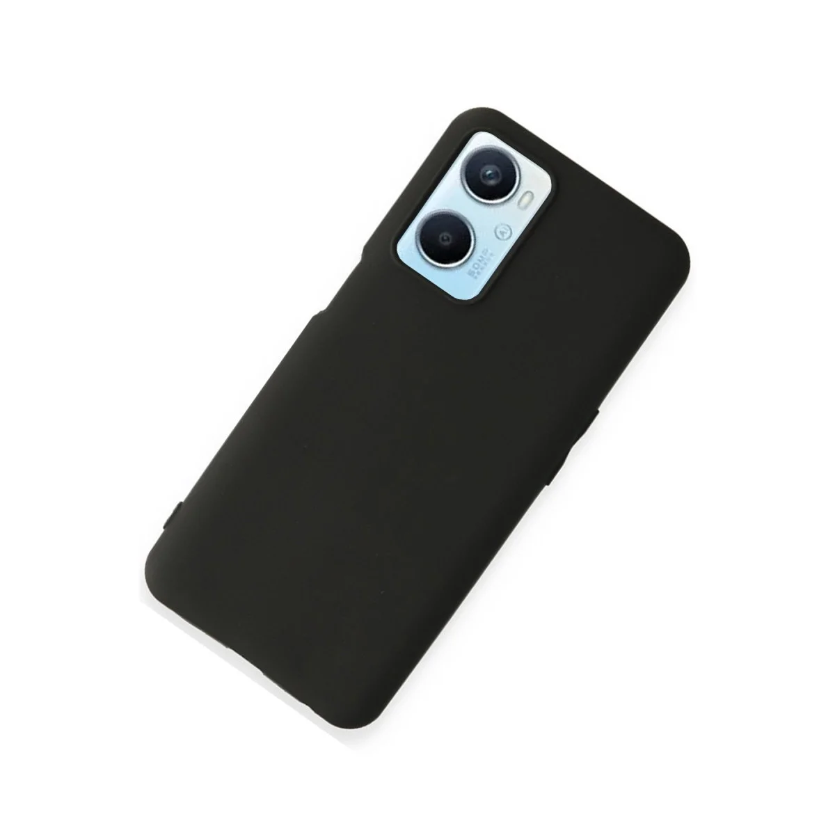 Oppo A96 Kılıf First Silikon - Siyah görsel 3