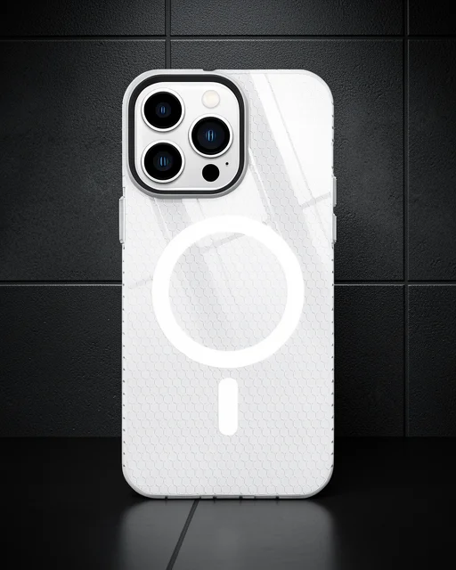 Apple İphone 14 Pro Kılıf Beta Magneticsafe Silikon - Şeffaf